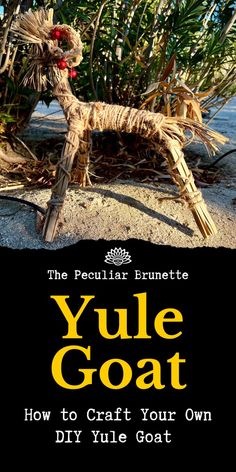 the peculiar brunettes yule goat how to craft your own diy yule goat