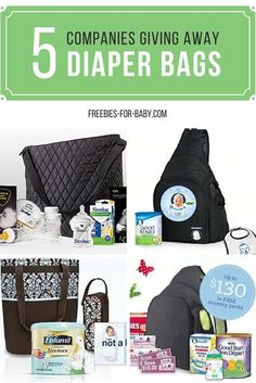 5 Free Diaper Bags by Mail - Get free diaper bags from Gerber, Enfamil, Similac, Nestle, plus lots more free baby stuff! Go Here => http://freebies-for-baby.com/3890/5-free-diaper-bags-filled-with-free-baby-stuff/ #BabySamples #FreeDiapers #FreeBabyStuff Baby Formula, Newborn Care