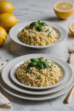 A photo of a  Lemon Risotto a Risotto Recipes