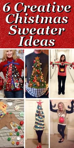 six creative christmas sweater ideas for the holidays