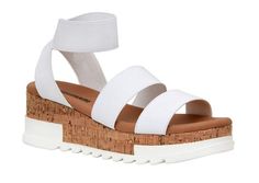 PRICES MAY VARY. Soft Stretch Gore Upper Slip-on Wear Cushioned Comfort Insole Rope Midsole / Traction and Lite PU outsole 2.5 Inch Platform Wedge Women's Cushionaire Cork wedge sandal. These wedges feature a comfort footbed and stretch straps for easy on and off. Wide Width Sandals, V Cute, Cork Wedges Sandals, Wedges Style, Kids Luggage, Platform Wedge, Wedge Sandal, Platform Wedges, Cork Wedge