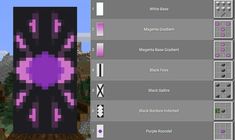 an image of a purple object in minecraft