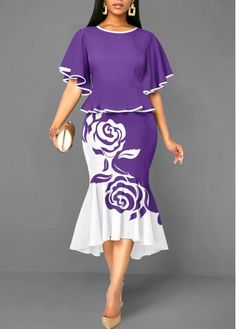 Color:Purple;Size:S;Size:M;Size:L;Size:XL;Size:XXL;Package Contents:1 X Dress;Occasion:Other;Style:Casual; Purple Mermaid Hem Summer Dress, Purple Fitted Fishtail Dress, Fitted Purple Mermaid Dress, Purple Mermaid Dress For Summer, Purple Summer Mermaid Dress, Summer Purple Mermaid Dress, Summer Purple Mermaid Dress With Mermaid Hem, Mermaid Purple, Elegant Dresses Plus Size