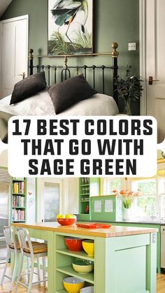 Find your perfect color match! Browse through 17 beautiful options to pair with sage green. Best colors that go with sage green for a designer-approved look. Sage Green Color Combos, Sage Green Color Combinations, Dream Home Aesthetic, Color Walls, Green Color Combinations, Sage Green Color, Sage Color, Wall Colors, Color Combos