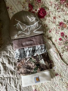 #arcteryx #realtreecamo Arctyrex Beanie, Arcteryx Hat, Arcteryx Beanie, Realtree Camo, Hiking Outfit, Christmas List, Style Board, Comfy Outfits, Street Wear