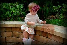 Blush Florals skirted Bloomers, bummies, toddler fashion, handmade clothes, baby fashion, first birthday outfit, baby boho chic , cropped sweater Princess Closet, First Birthday Outfit, First Birthday Outfits, Toddler Fashion, Ribbon Slides, Handmade Clothes