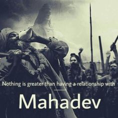 a group of people standing next to each other with the words mahadev on them