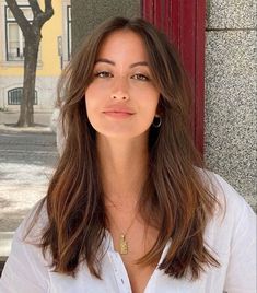 CURTAIN BANG INSPO | WOMENS 2022 HAIRSTYLES Curtain Bangs, Long Hair, Bangs, A Woman, Red, Hair