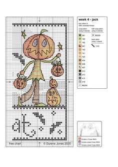 Cross Stitch Halloween, Free Cross Stitch Pattern