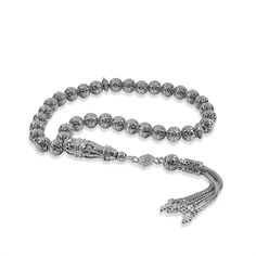 Silver Filigree Handmade Heart Detailed Tasbih, Misbaha, Tasbeeh, Sibha, Rosary, Tesbih, 925 Sterling Prayer 7 mm 33 Pieces Worry Beads Gift for prayer man, islamic prayer gift, eid gift for man, father day gift, gift for muslim dad, heart tasbeeh Material: 925 Sterling Silver or Gold Plated Version ( NICKEL FREE )  FREE, FAST AND TRACKABLE SHIPPING FOR ALL EU COUNTRIES AND USA. COMES WİTH VELVET POUCH AND LUXURY GİFT BOX. The Silver Filigree Handmade Tasbih, also known as Misbaha, Tasbeeh, Sibh Silver Bohemian Rosary With Round Beads, Handmade Silver Traditional Rosary, Handmade Traditional Silver Rosary, Traditional Handmade Silver Rosary, Traditional Silver Beaded Rosary, Prayer Gifts, Worry Beads, Eid Gift, Islamic Prayer