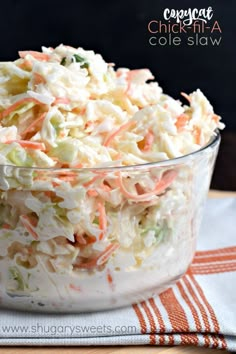 this coleslaw salad is loaded with carrots, celery and mayonnaise