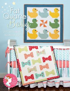 Fat Quarter Baby Book by Sew Emma of 20 baby quilt patterns 10 girl and 10 boyModa # ISE 909 Its Sew EmmaThis is a nice little 69 page book of 20 baby quilt patterns with instructions. 10 for a girl and 10 for a boy.  A handy tool for those last minute baby gift idea's.Thanks for looking Fat Quarters Baby Quilt, Crib Quilt Pattern, Fat Quarter Quilt Pattern, Quilt Book, Fat Quarter Projects, Quilt Pattern Book, Baby Quilt Pattern, Baby Pattern, Fat Quarter Quilt