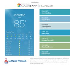 the colorsnap visualizer for windows is shown in this screenshote image