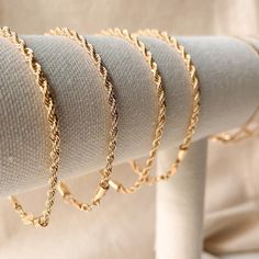 Gold Filled Rope Twist Bracelet - Tarnish Free – Mermaid Haus Jewelry Minimal Bracelet Gold, Simple Ring Design, Real Gold Bracelet, Delicate Gold Bracelet, Twist Bracelet, Hair Sports, Jewelry Hacks, Gold Gallery, Bracelets Making