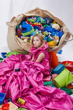 Winter Fashion Campaign, Vika Pobeda, Kids Fashion Magazine, Red Rag, There Is No Planet B, No Planet B, Kids Winter Fashion, Fashion Campaign, Digital Imaging