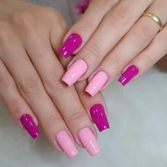 Curso de manicure online com certificado. #manicure#unhasdecoradas#unhas#nail#manicuresalão#unhasvermelhas#unhasdospés#artesanato#designdeunhas Ballerina Acrylic Nails, Long Red Nails, Tape Nail Art, Beauty Hacks Nails, Pink Ombre Nails, Ombre Acrylic Nails, Simple Gel Nails, Cute Acrylic Nail Designs, Short Acrylic Nails Designs