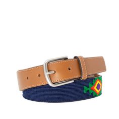 Meticulously handcrafted by Mayan artisans, the Atitlán's fabric is a vibrant one-of-a-kind classic, that gets its character from the geometric designs and minor imperfections due to a traditional handmade technique. Dress it up or wear it casual and this belt is sure to get you compliments.* Limited Edition: each belt is truly one-of-a-kind* Handwoven, Artisan-Made Fabric imported from Guatemala* Assembled in USA* Lifetime Guarantee * 1.25 inches (34mm) wide* Full-Grain Leather | Cognac Brown* Vegetable Tanned with 100% Natural Tannins* Nickel-Matte Solid Brass BuckleEmbroidery colors: Navy Blue with multi-color diamonds that vary by beltLeather color: Cognac Casual Cotton Fabric Belt, Artisan Multicolor Fabric Belt, Adjustable Artisan Multicolor Belt, Artisan Adjustable Fabric Belt, Multicolor Fabric Belt For Summer, Casual Brown Woven Belt, Casual Multicolor Fabric Belt, Casual Multicolor Adjustable Belt, Casual Brown Embroidered Belt