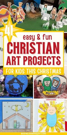 Explore Christmas nativity crafts for kids that are fun and easy to make. This post includes creative nativity projects for kids using popsicle sticks, tissue paper etc plus cute free nativity printables and coloring sheets - easy Christmas preschool or Sunday school activities. Why not make a nativity scene with your children? Simple church crafts for kids, toddlers and preschoolers. Nativity Preschool Activities, DIY Christian Christmas activities, quick nativity crafts for kids to make Toddler Nativity Activities, Nativity Preschool Activities, Christian Christmas Activities For Kids, Christmas Nativity Crafts For Kids, Sunday School Christmas Party, Christmas Nativity Crafts, Nativity Preschool, Christian Art Projects