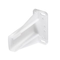 white plastic bracket for the wall