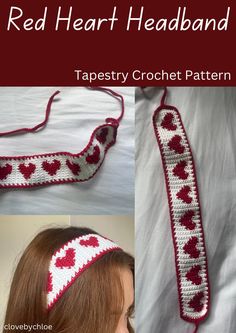 red heart headband crochet pattern