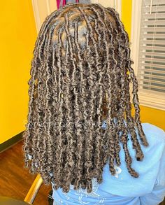 How To Braid Butterfly Locs, Soft Locs Mid Back Length, Fake Locs Hairstyles For Women, Back Length Butterfly Locs, Back To School Black Girls Hairstyles, Butterfly Locs Bra Strap Length, Knotless Locs, Butterfly Locs￼, Black Hair Protective Styles