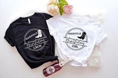 This Gender-Neutral Adult T-shirts item by USTeeShirt has 77 favorites from Etsy shoppers. Ships from Houston, TX. Listed on Apr 30, 2023 Nyc Birthday, 21st Birthday Shirts, Babe Shirt, Birthday Babe, Nashville Trip, Birthday Vacation, Girls Trip Shirts, Birthday Party Shirt, Birthday Girl Shirt