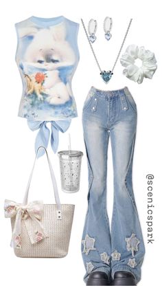 #ootd #fashion #cute #kawaii #casual 2000s Fashion Outfits Casual, 2000s Fashion Inspiration, Kawaii Casual, 2000s Japanese Fashion, Fashion Words, Bratz Inspired Outfits, 2000s Fashion Outfits, Cute Everyday Outfits, Mermaid Fashion