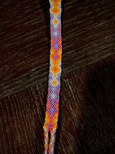 a close up of a string on a table