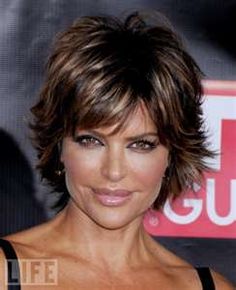 Creacion Lisa Rinna Haircut, Short Shaggy Haircuts, Shaggy Short Hair, Short Shag Hairstyles, Lisa Rinna, Shag Hairstyles, Short Choppy Hair