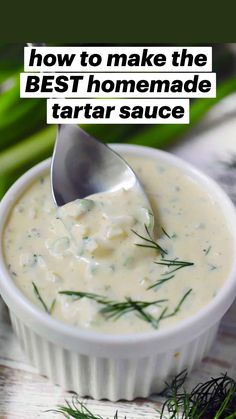 the best homemade tartar sauce for crab cakes, fried seafood, fish sandwiches, and more