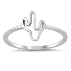 Cactus Toe Ring .925 Solid Sterling Silver Band Jewelry Female Male Unisex Size 8 All our silver jewelry is crafted from .925 silver also commonly referred to as sterling silver. Sterling silver is the standard for beautiful high-quality silver jewelry and can not be replicated by lower priced silver plated jewelry. It is 92.5% pure silver, mixed with alloys to add strength and durability to stand the test of time. We promise superior service which includes fast shipping, great communication, an Cactus Ring, Ladies Silver Rings, Female Male, Toe Ring, Band Jewelry, Silver Jewelry Rings, Silver Plated Jewelry, Toe Rings, Sterling Silver Bands