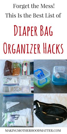 diaper bag organization hacks for the best list