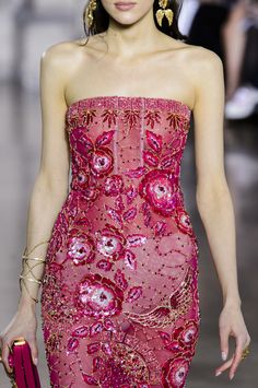 Matric Dance, Runway Fashion Couture, Sequin Dresses, Georges Hobeika, Red Raspberry, Spring Couture, Red Dresses, Zuhair Murad