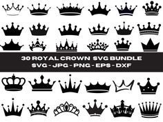 Queen Crown Svg, Tiara Svg, Crown Svg, King Crown, Princess Tiara, Kings Crown, Queen Crown, Crown Royal, Silhouette Cut