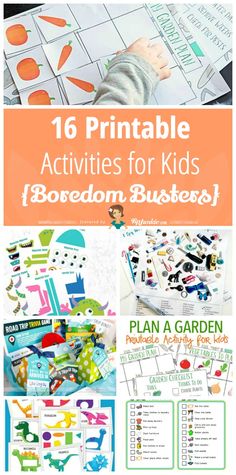 a bunch of activities for kids to do in the garden