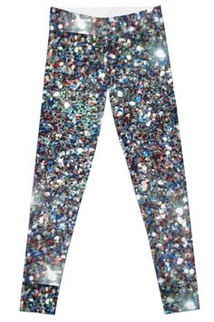 Super stretchy and durable polyester full-length leggings. Vibrant high-quality sublimation print across the front and back. Size range XXS-XL. Bright and shinning glitter of mostly silver with bits of red, and white found in this fun print. Glitter Leggings, Fun Prints, Pajama Pants, Red And White, Full Length, Glitter, Yoga, Leggings, For Sale