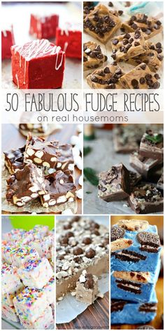 50 fabulous fudge recipes on real house moms - so many delicious treats to choose from