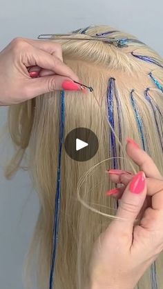 4.2M views · 6.2K reactions | How To Put Hair Tinsel In | Sweethearts Hair | Sweethearts Hair · Original audio Brown Shoulder Length Hair, Sweethearts Hair, Tinsel Hair, Eliza Jane, Hair Tinsel, Amazing Hair, Hair Braids, Shoulder Length Hair