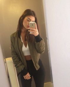 pinterest: @ nandeezy † 2016 Outfits, 2016 Instagram, Jacket Outfit, Looks Style, Fashion Killa, Outfits Casuales, Look Fashion