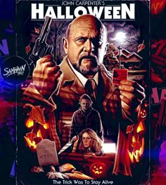 the poster for halloween starring john carpenter