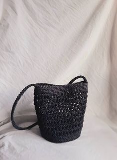 Handmade Manon Raffia Basket Bag, Raffia Bag, Handmade Bag, Crochet Bag, Handmade Crochet Bag, Basket Bag, Raffia Crochet Bag, Straw Bag - Etsy Handmade Jute Crochet Bucket Bag, Black Handwoven Crochet Bucket Bag, Handmade Crochet Basket Bag For Daily Use, Handmade Jute Bucket Bag, Handmade Black Bucket Bag For Beach, Handmade Black Bucket Bag For The Beach, Eco-friendly Handwoven Crochet Bucket Bag, Open Weave Crochet Bucket Bag For Market, Handmade Yarn Straw Bag For Everyday Use