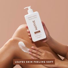 Our seriously hydrating hand & body lotion is now available in a larger size in our most-loved scents so you can mix or match with your other Native faves for a personal care routine your nose will love. Made with plant-based moisturizers that deliver deep hydration, this lightweight lotion leaves skin feeling soft and smooth. Native: Clean. Simple. Effective. Native Body Wash Candy Cane, Personal Care Routine, Nose Shapes, Moisturizing Lotion, Body Moisturizers, Personal Care Products, Hand Body, Hand Body Lotion, Clean Ingredients