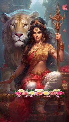 Durga Ji, Aadi Shakti, Kanyakumari, Durga Painting, Happy Navratri Images, Mata Rani, Shakti Goddess, Durga Images