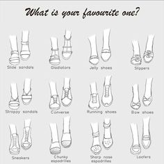 the different types of shoes that are available for each woman's body and feet