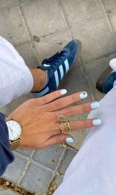 Nails For Pale Hands, Pale Hands, Samba Adidas Outfit, Adidas Samba Outfits, Messy French Braids, Samba Outfits, Hairstyles For All Hair Types, Adidas Samba Outfit, Samba Outfit