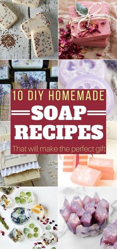 homemade soap recipes that will make the perfect gift