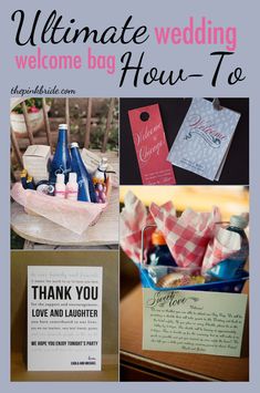 the ultimate guide to creating an ultimate wedding welcome bag