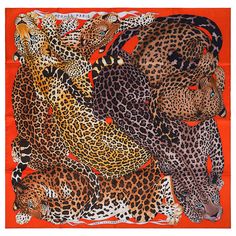 Mightychic offers an Hermes Lazy Leopardesses silk scarf featured in Potiron, Brun and Miel. This exquisite Hermes scarf depicts the graceful majesty of felines in rest. Designed by Arlette Ess. Signature hand rolled edge. Comes with signature Hermes orange box and ribbon. NEW or NEVER WORN. final sale SIZE 90 X 90 cm CONDITION: NEW or NEVER WORN Orange Box, Hermes Orange, Gucci Scarf, Cat Scarf, Orange Scarf, Leopard Scarf, Orange Boxes, Vintage Hermes, Hermes Scarf