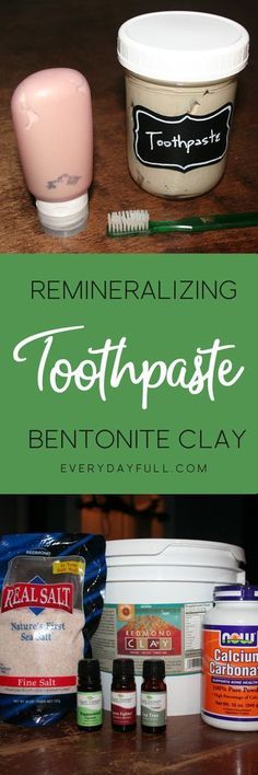 essential oils for dental care Bentonite Clay Toothpaste, Clay Toothpaste, Homemade Toothpaste Recipe, Heal Cavities, Brush Your Teeth