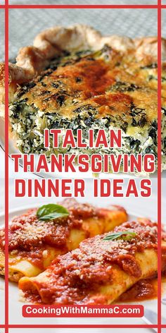 Don't miss these Italian Thanksgiving Dinner Ideas! My family's Thanksgiving feasts include a delicious mix of Italian recipes and traditional American favorites. You'll find Thanksgiving appetizers, side dishes, desserts and drinks from Cooking with Mamma C! There's turkey too! Italian Thanksgiving Dinner, Italian Thanksgiving, Thanksgiving Dinner Ideas, Thanksgiving Appetizers, Family Thanksgiving, Thanksgiving Feast, Thanksgiving Dinner, Thanksgiving Recipes